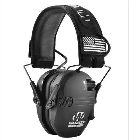 Electronic Hearing Protector, Noise Reduction Earmuffs, Head Mounted Wired Earmuffs,Hearing Protection-Earphone for Shooting, Hunting,Outdoor Activities，By Qins-Us